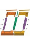 Roto Iker burkolókeret profilos, vagy sík tetőfedéshez 2x1 EDZ/EDS 940/1600