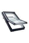 Roto Designo R45 billenő tetőtéri ablak, műanyagból alsó kilinccsel és 2 rétegű standard üveggel, hőszigetelő csomaggal R45 K WD 540/780 (több méretben)